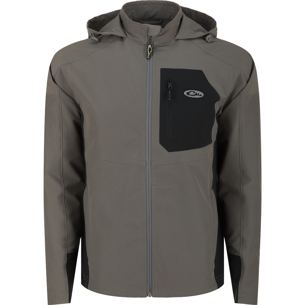 Rain Brake Lightweight Softshell Jacket - Charcoal Heather