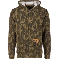 Thumbnail for Three End Full Zip Work Hoodie - OG Bottomland