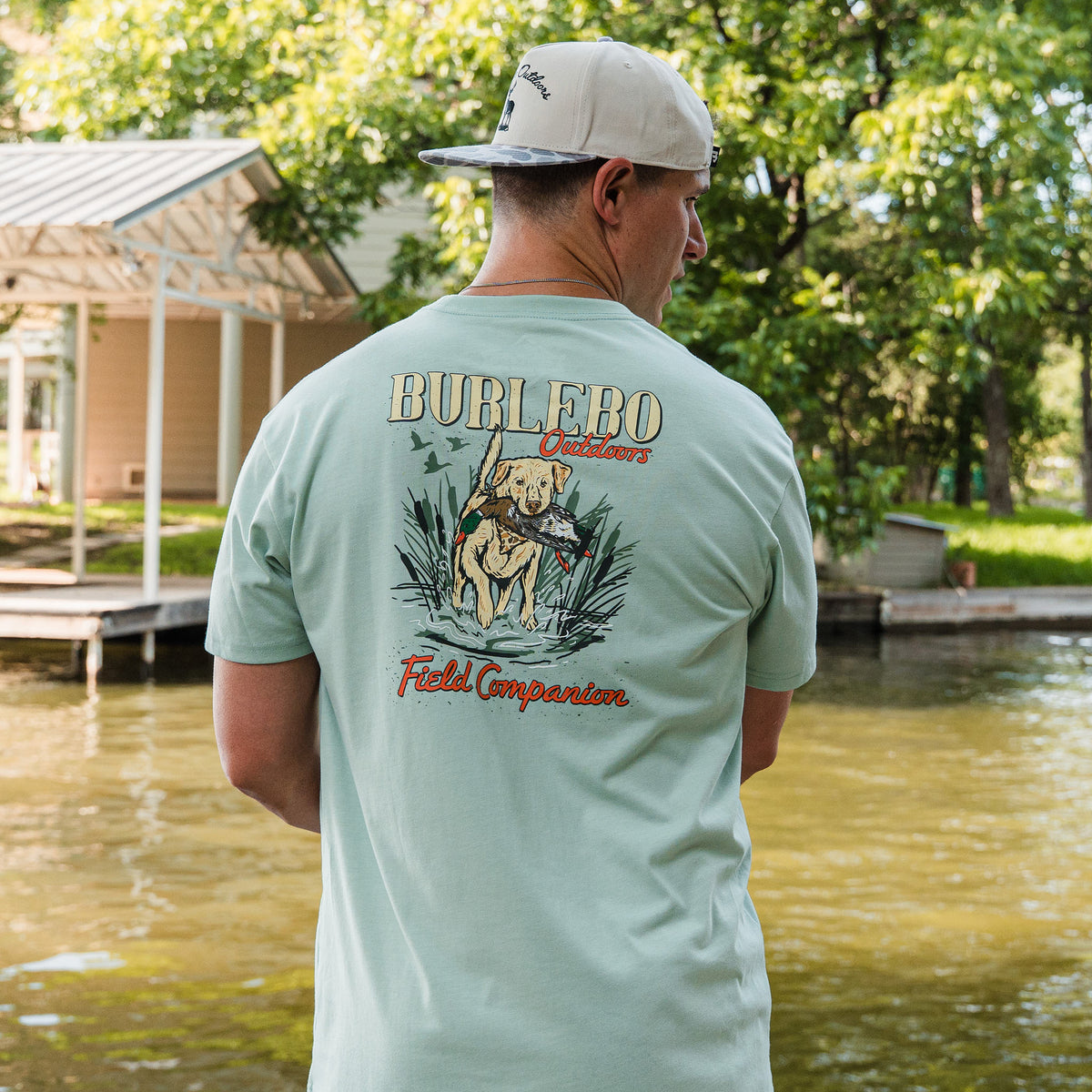 Field Companion SS Tee - Heather Sage