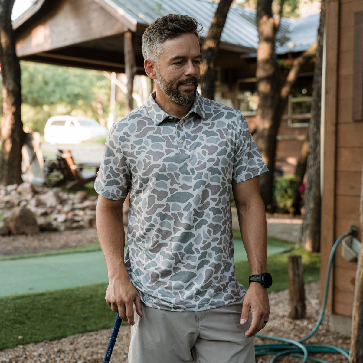 Performance Polo - Classic Deer Camo