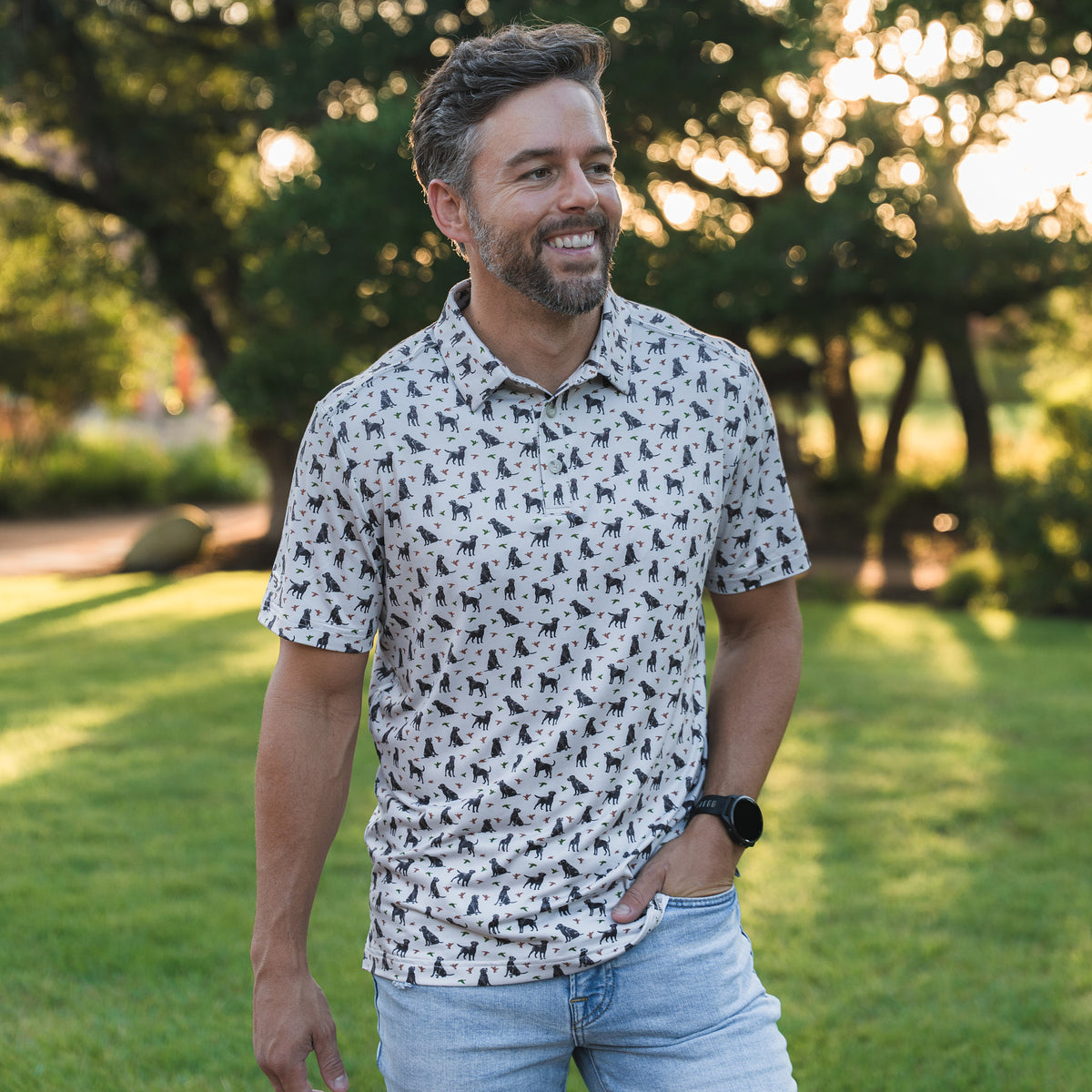 Burlebo Ducks & Dogs Performance Polo