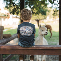 Thumbnail for Youth Ducks Flying In SS Tee - Heather Black