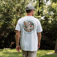 Thumbnail for Camo Mallard Duck SS Tee - Heather Ash Grey