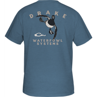 Thumbnail for Youth Retro Ringneck SS Tee - Blue Shadow