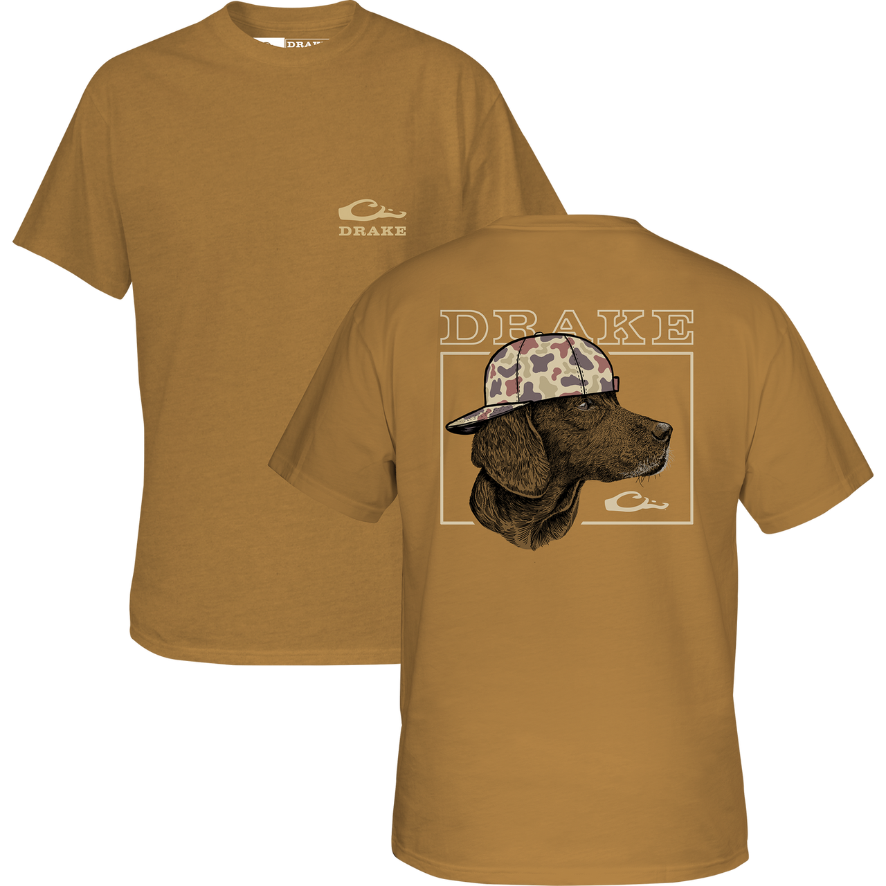 Youth Back Cap Lab Short Sleeve T-Shirt - Honey Mustard