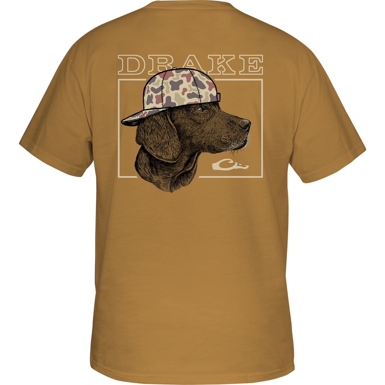 Youth Back Cap Lab Short Sleeve T-Shirt - Honey Mustard