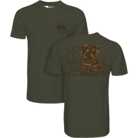 Thumbnail for Youth Chocolate Lab Short Sleeve T-Shirt - Olive