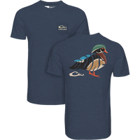 Thumbnail for Woodie Short Sleeve T-Shirt - Spellbound Blue