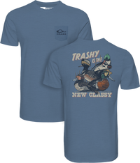 Thumbnail for Trashy Ducks SS Tee - Blue