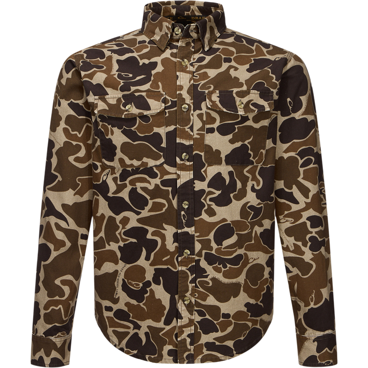 Throwback 80 Button Down - Old School Camo