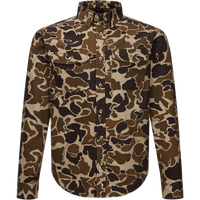 Thumbnail for Throwback 80 Button Down - Old School Camo