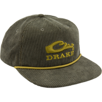 Thumbnail for Drake X Lost Hat Goat Rope Corduroy Rope Cap - Mud Brown