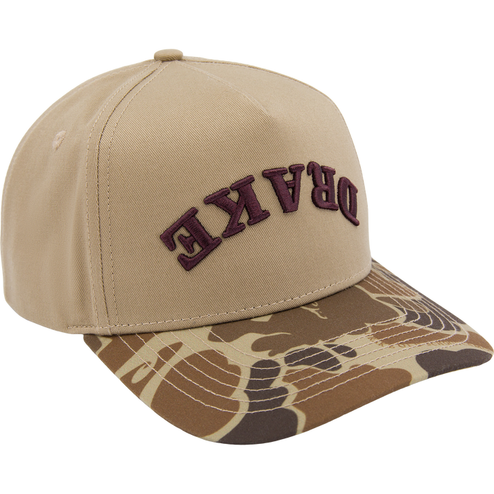 Drake X Lost Hat Easy 5 Panel Cap - Hybrid Old School Camo