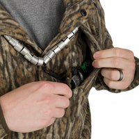 Thumbnail for MST Camo Camp Fleece 1/4 Placket Pullover - Bottomland