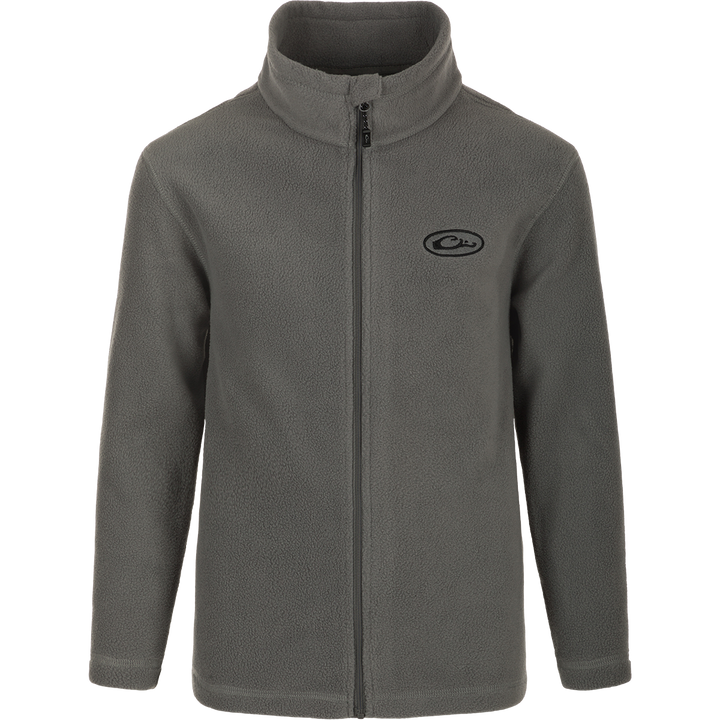 Youth Camp Fleece Full Zip Jacket - Castlerock Grey