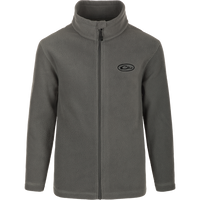 Thumbnail for Youth Camp Fleece Full Zip Jacket - Castlerock Grey