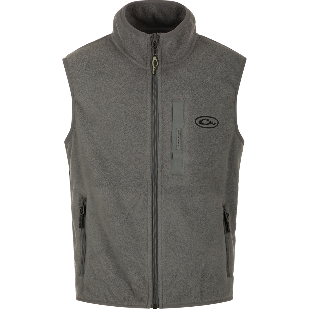 Youth Camp Fleece Vest - Castlerock Grey