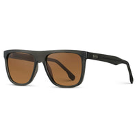 Thumbnail for Dallas Polarized Sunglasses - Crystal Carbon Grey / Terracotta Lens