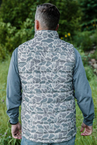 Thumbnail for Classic Deer Camo Puffer Vest