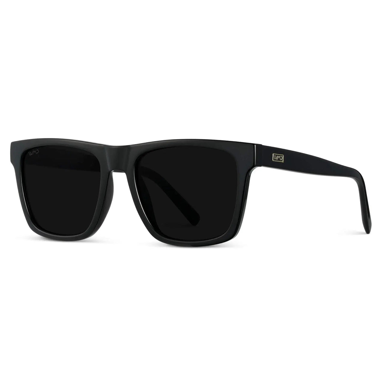 Denver Polarized Sunglasses - Black / Triple Black Lens