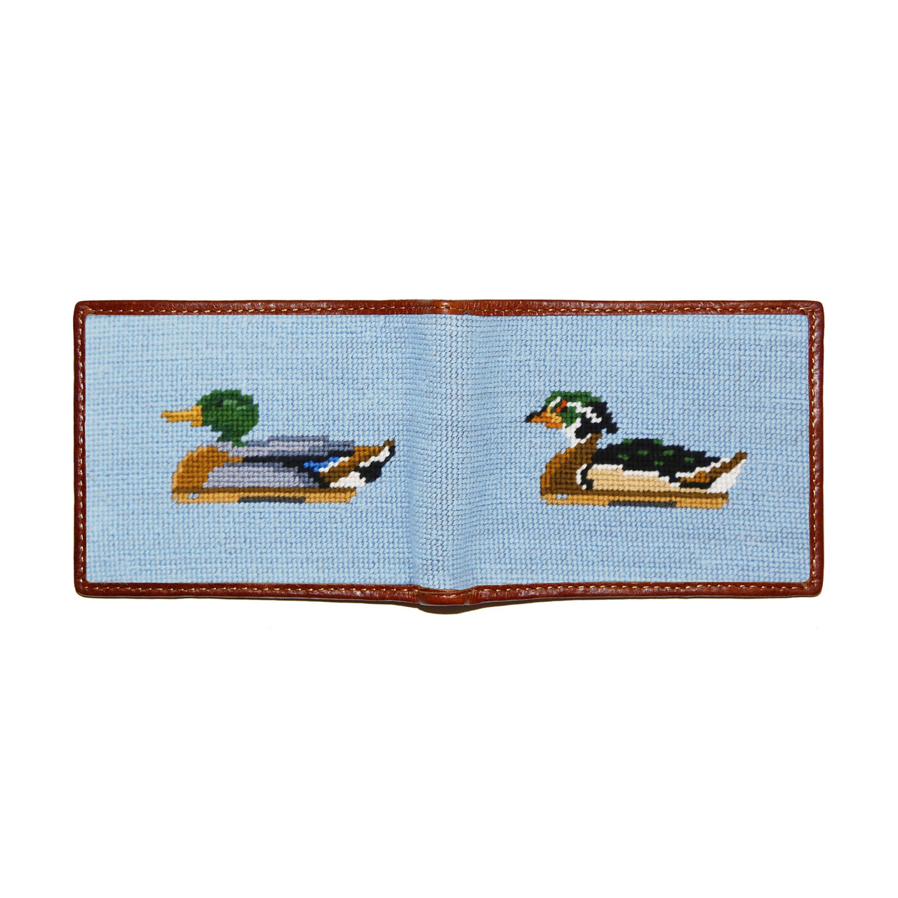 Duck Decoys Bi-Fold Wallet - Antique Blue