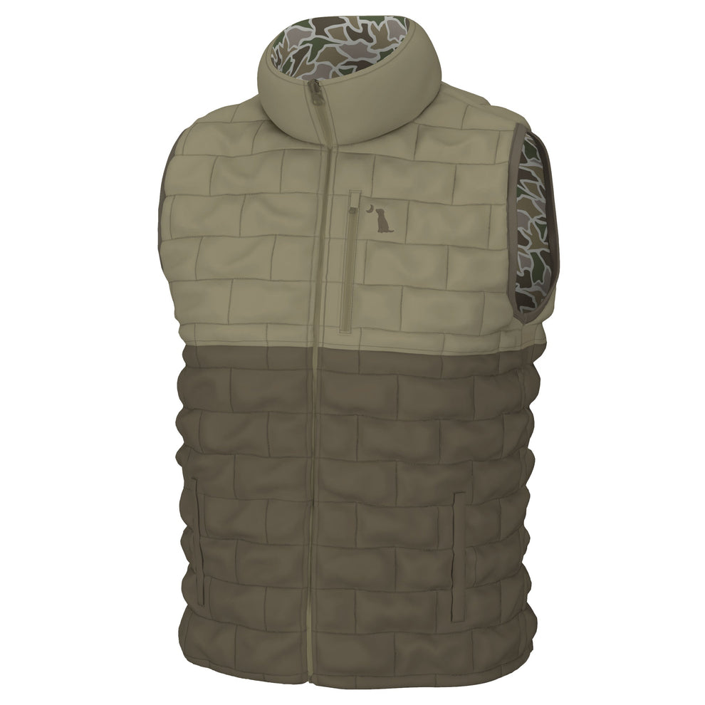 Duck Down Reversible Vest - Duck Camo