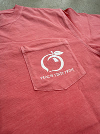 Thumbnail for North Campus SS Pocket Tee - Weathered Nantucket Red