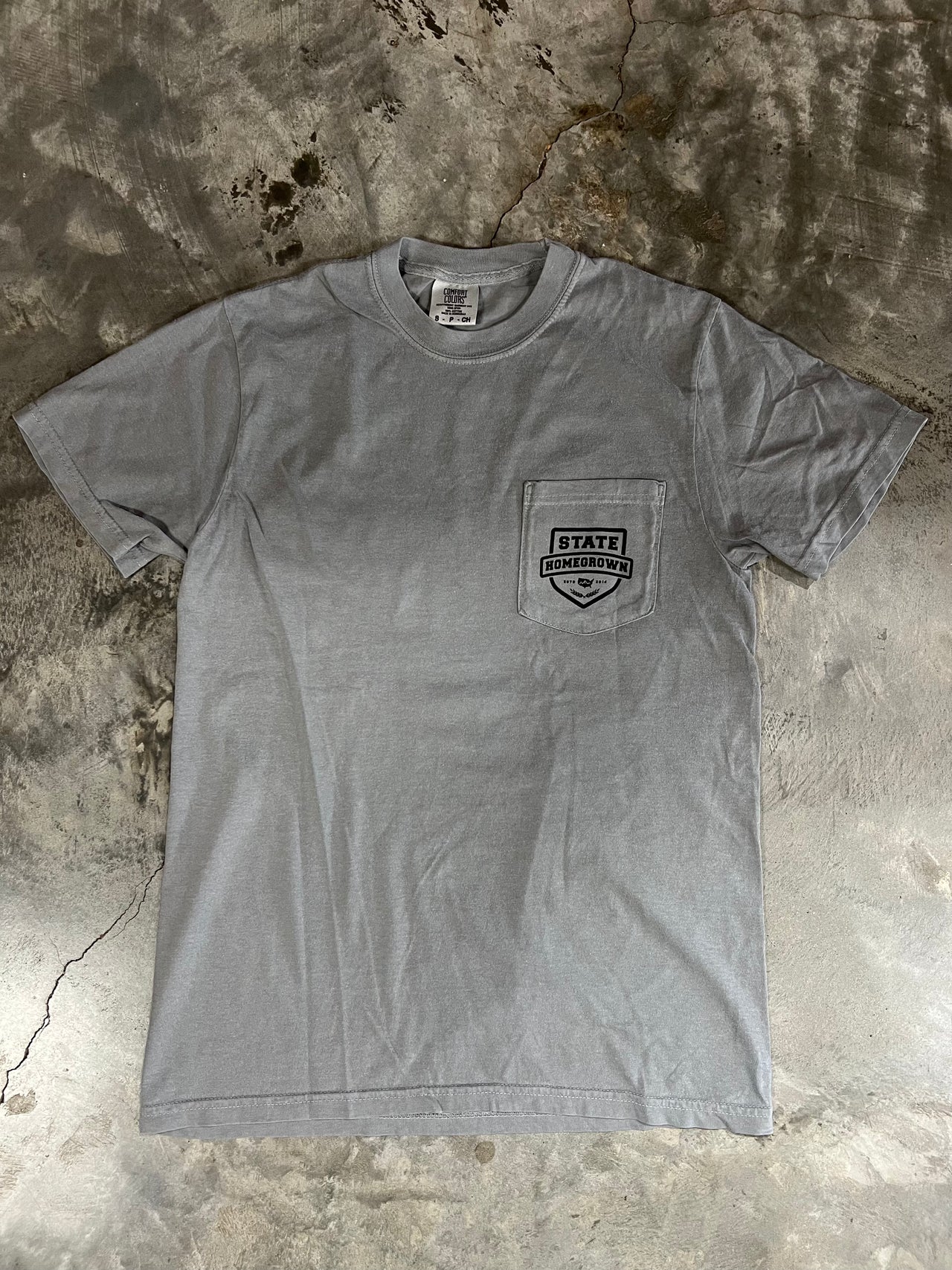 State HomeGrown Saturday in Athens Short Sleeve T-Shirt - Gray