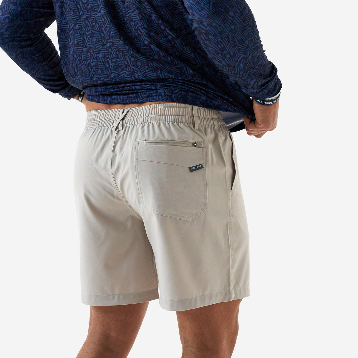 Everyday Short 7" - Light Khaki - Old Glory Pocket