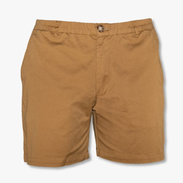 Dark Khaki 5.5" Cotton Stretch Short