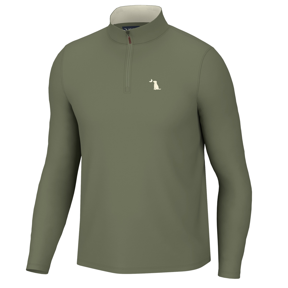 Bentley Quarter Zip - Marsh Green