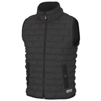 Thumbnail for Youth Brick Quilted Vest - Charcoal