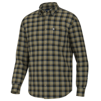 Thumbnail for Shaffer Stretch Flannel - Beige/Navy/Yellow