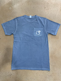 Thumbnail for Georgia On My Mind SS Pocket Tee - Denim