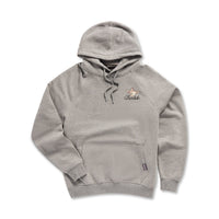 Thumbnail for Fleece Hoodie - Ducks Flying In - Dark Heather Grey
