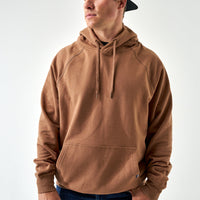 Thumbnail for Burlebo Fleece Hoodie - Heather Brown