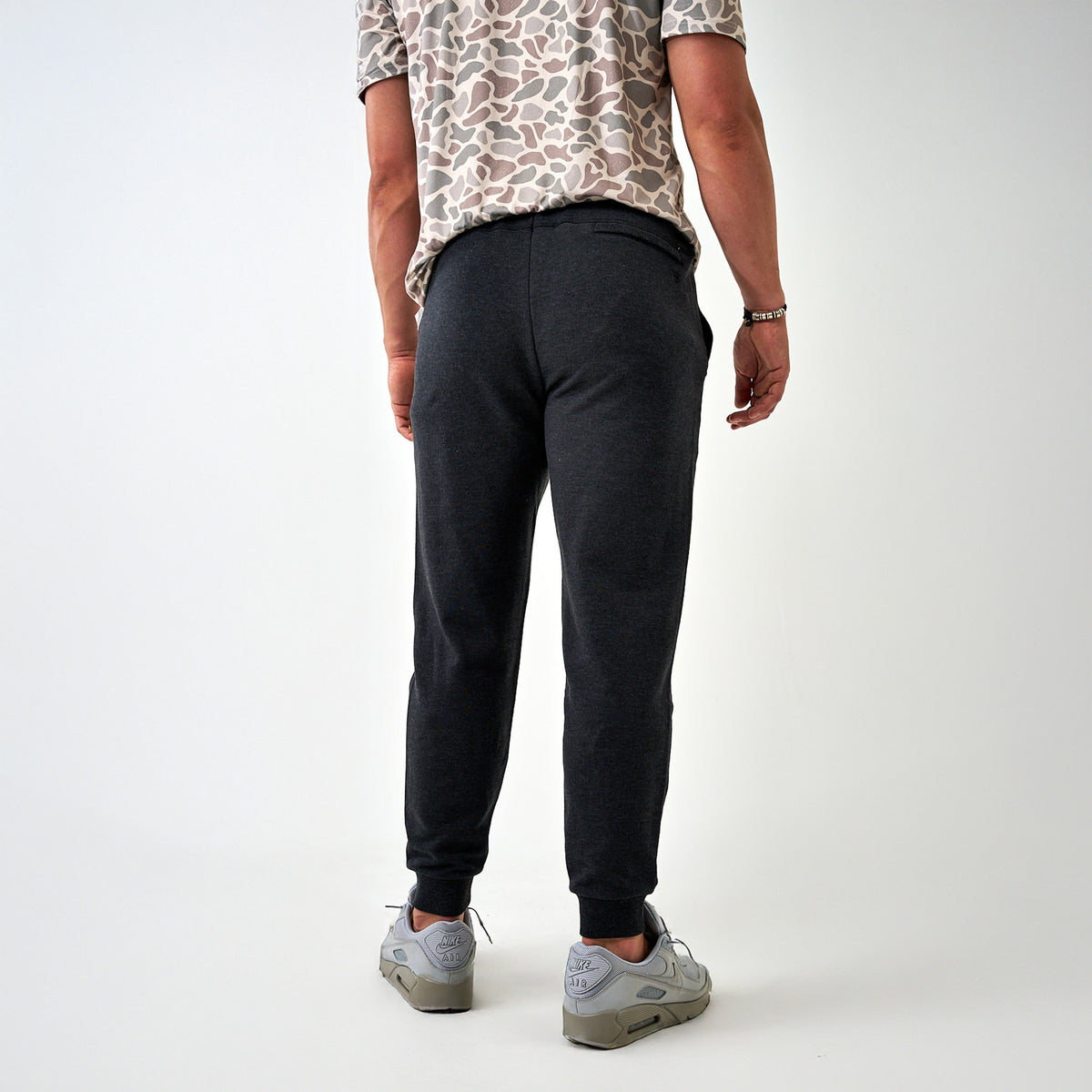 Fleece Jogger - Heather Black