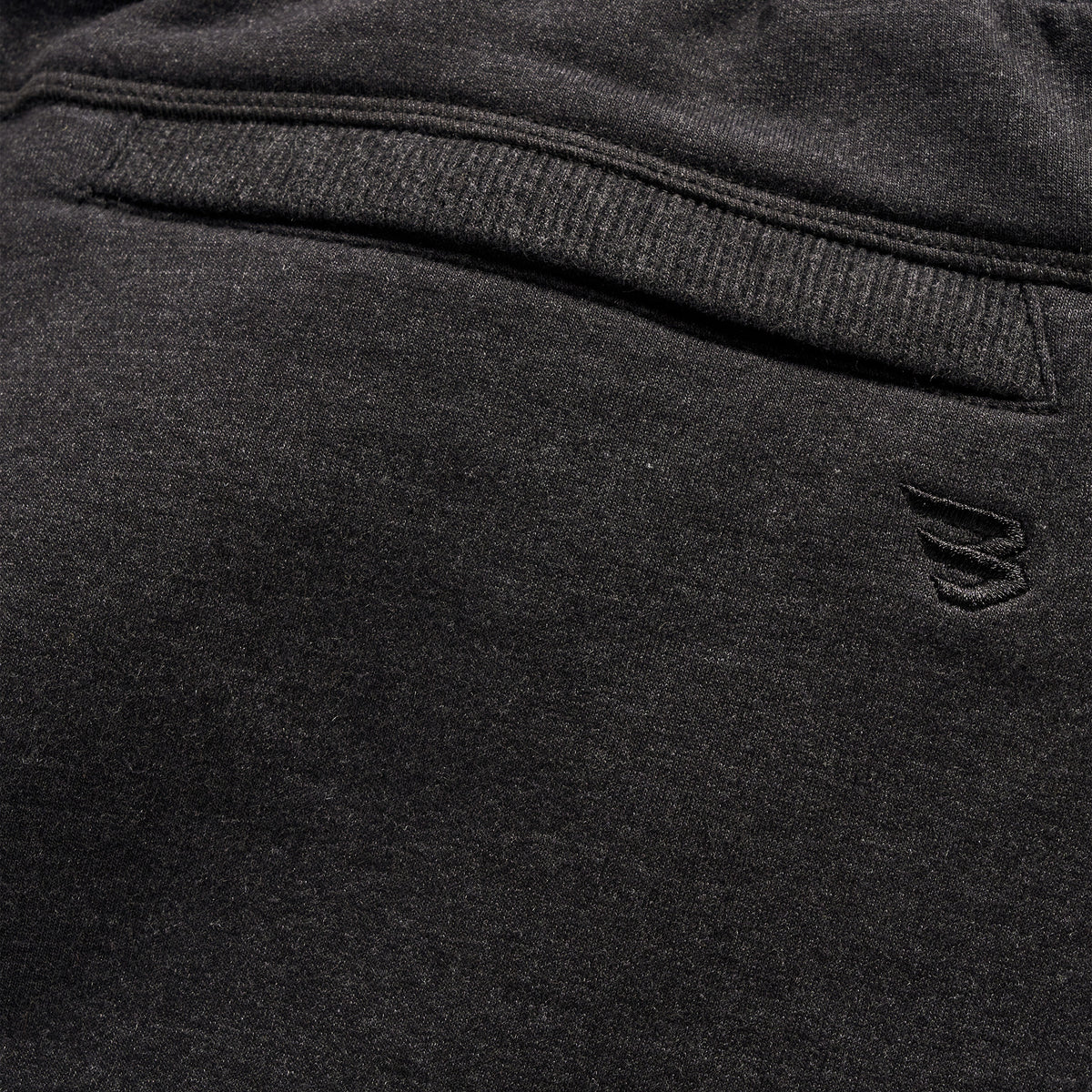 Fleece Jogger - Heather Black