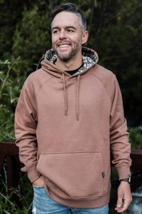 Thumbnail for Burlebo Fleece Hoodie - Heather Brown