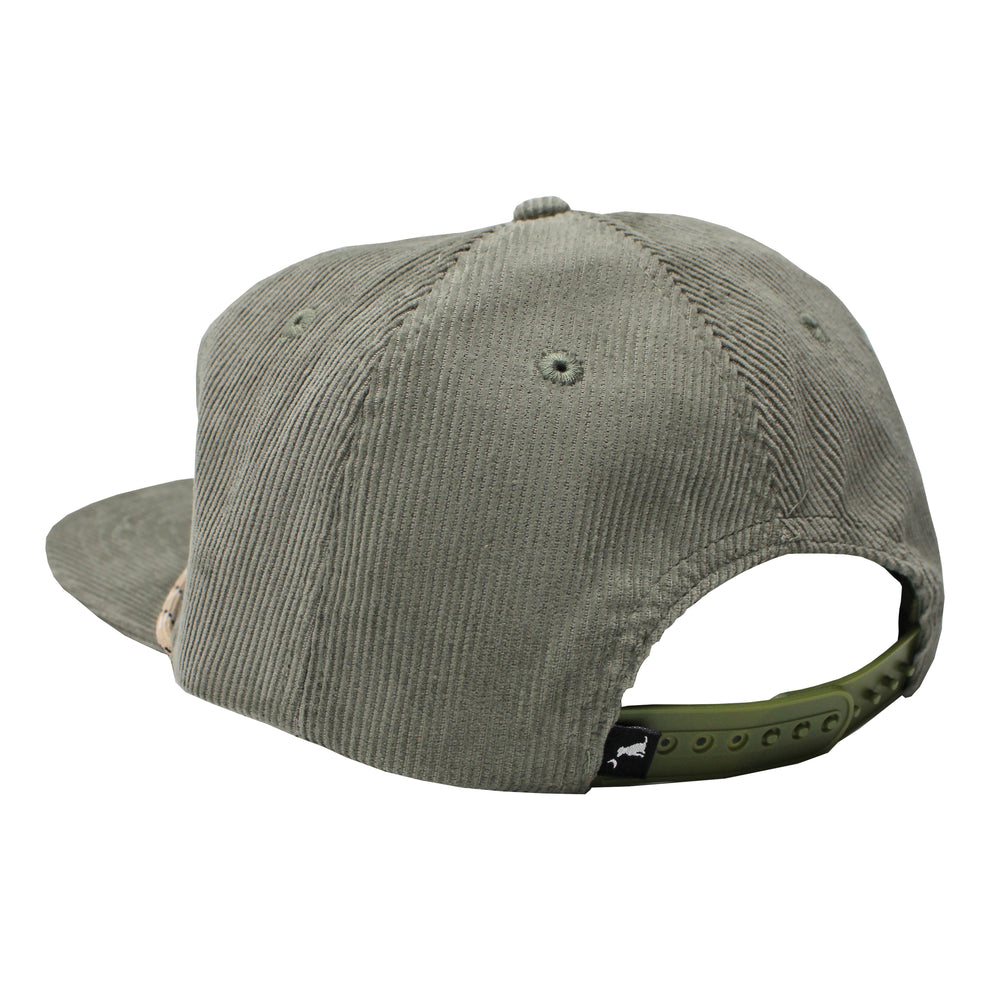 Youth Canvas Back Corduroy Rope Cap - Agave