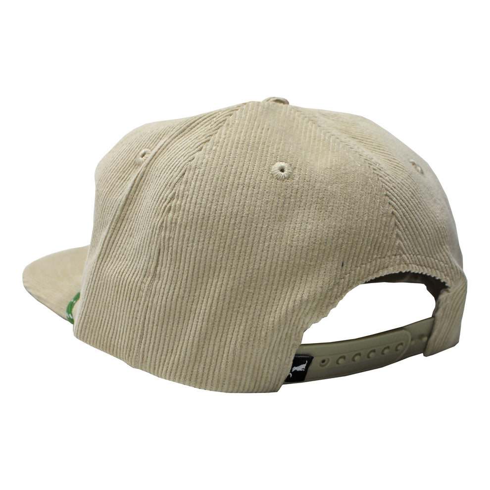 Youth Lucky Duck Corduroy Rope Cap - Light Khaki