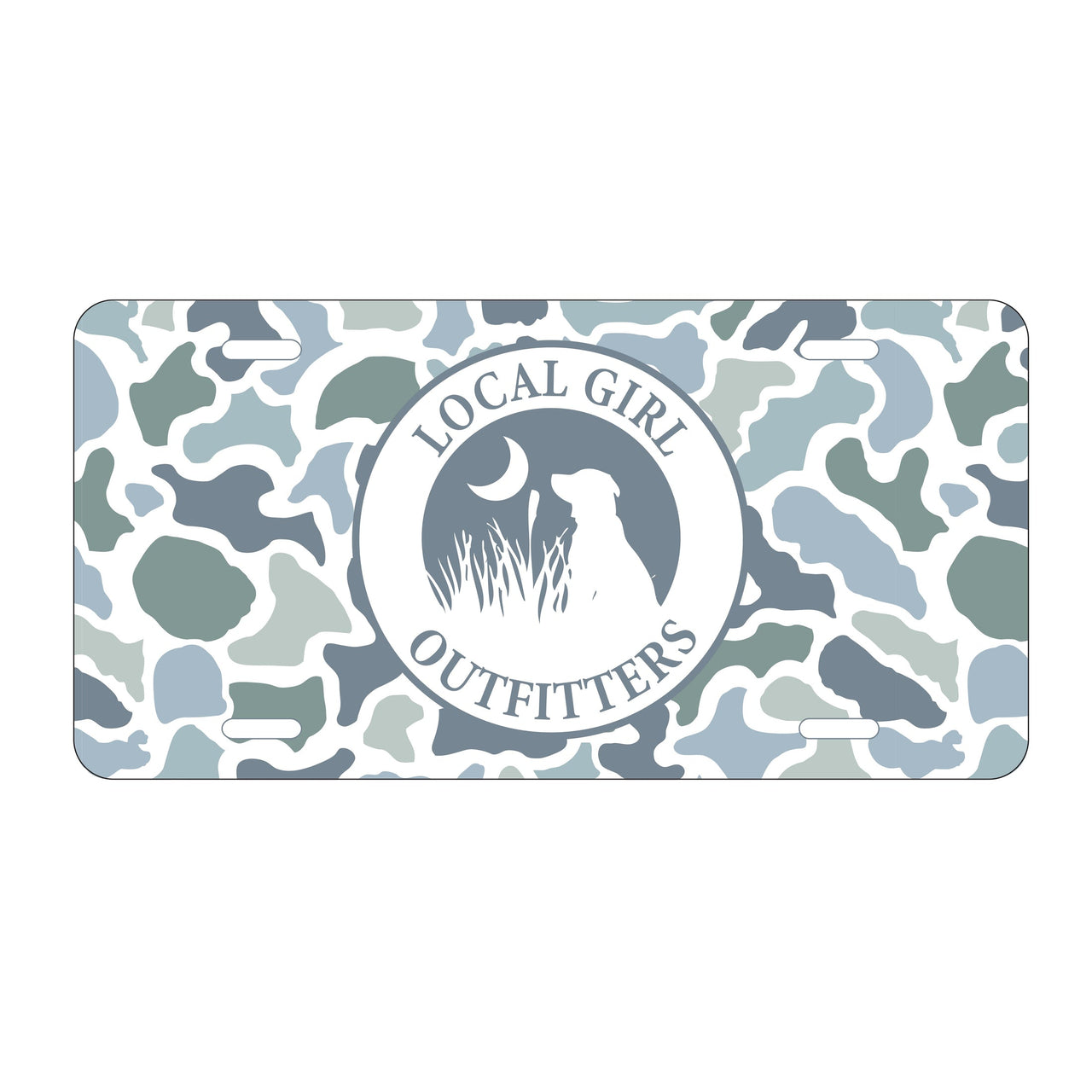 Local Girl License Plate - Localflage Coast