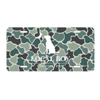 Thumbnail for Local Boy License Plate - Ravine Camo