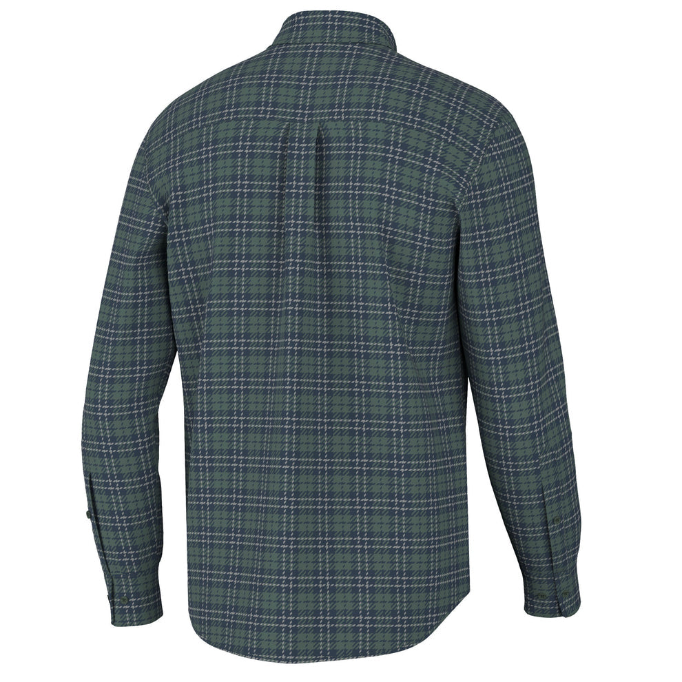 Hilton Stretch Flannel - Sage/Navy/Gray