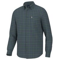 Thumbnail for Hilton Stretch Flannel - Sage/Navy/Gray