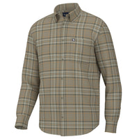 Thumbnail for Phelan Stretch Flannel - Tan/Olive/Yellow