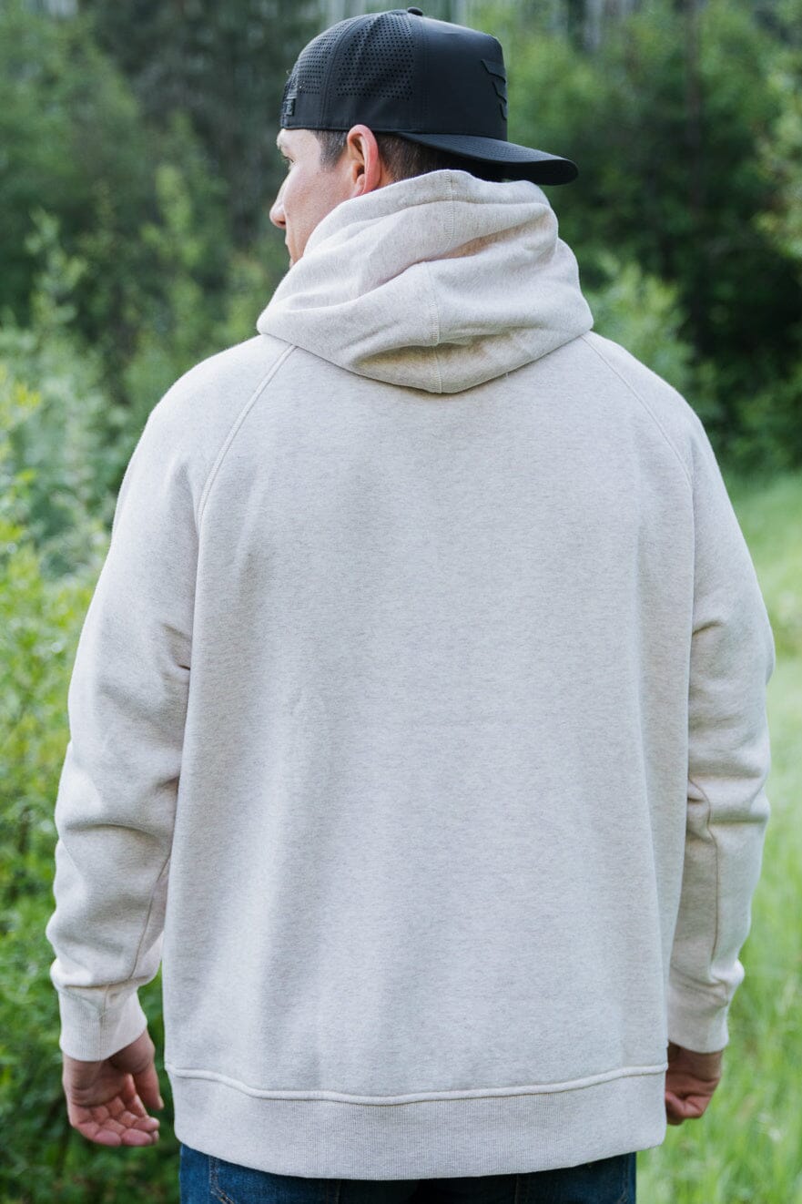 Fleece Whitetail Hoodie - Heather Oatmeal