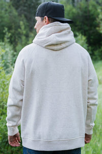 Thumbnail for Fleece Whitetail Hoodie - Heather Oatmeal