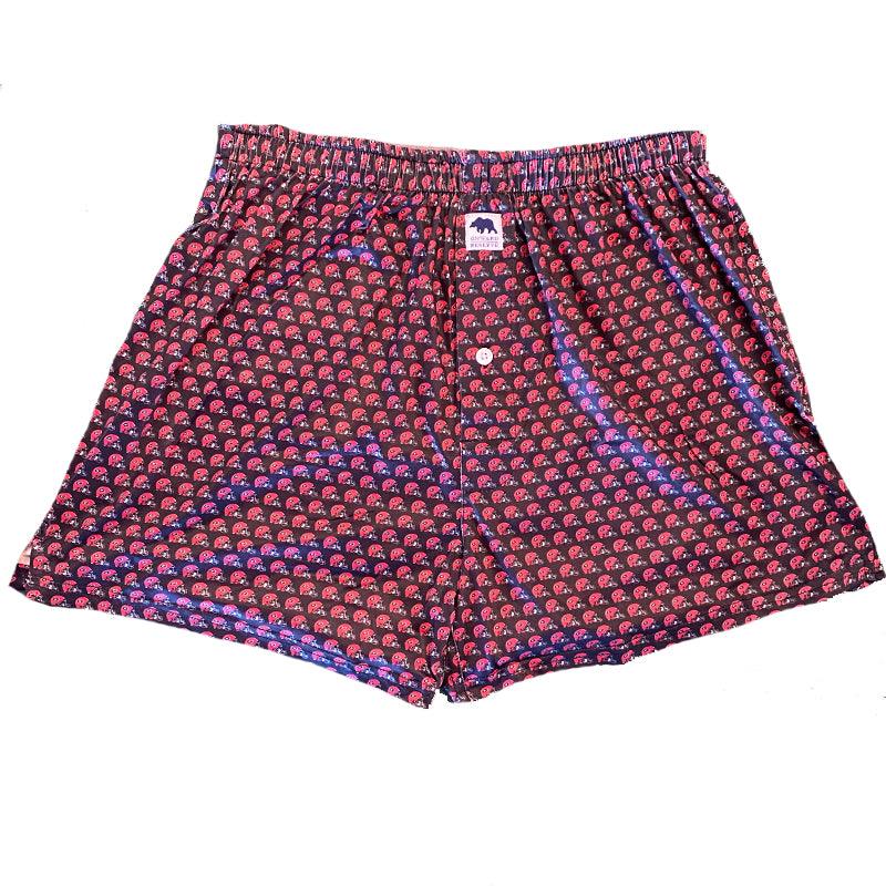 UGA Helmet Performance Boxers - Black