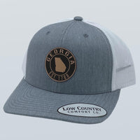 Thumbnail for Low Country Georgia Est. Trucker Cap - Heather Grey/White